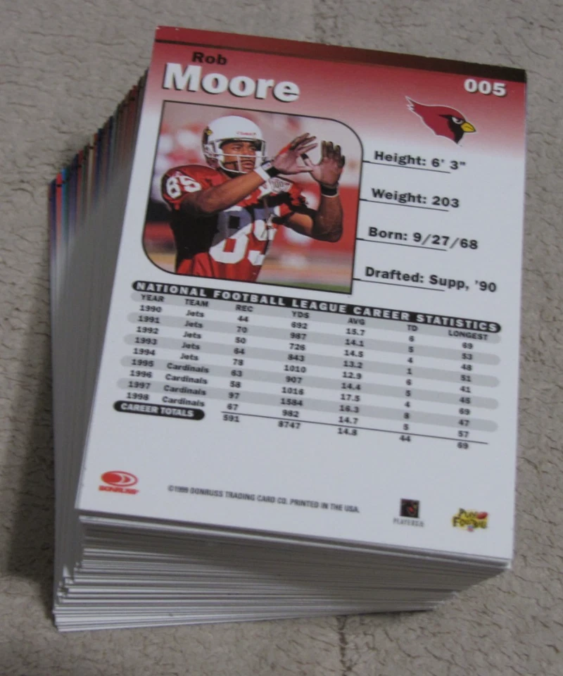 1999 Donruss Elite Football (Pick Choose Complete) - Image 2 of 2