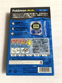 Pokemon Mini Console Blue Nintendo w/ Pokemon Party Cartridge Japan Tested