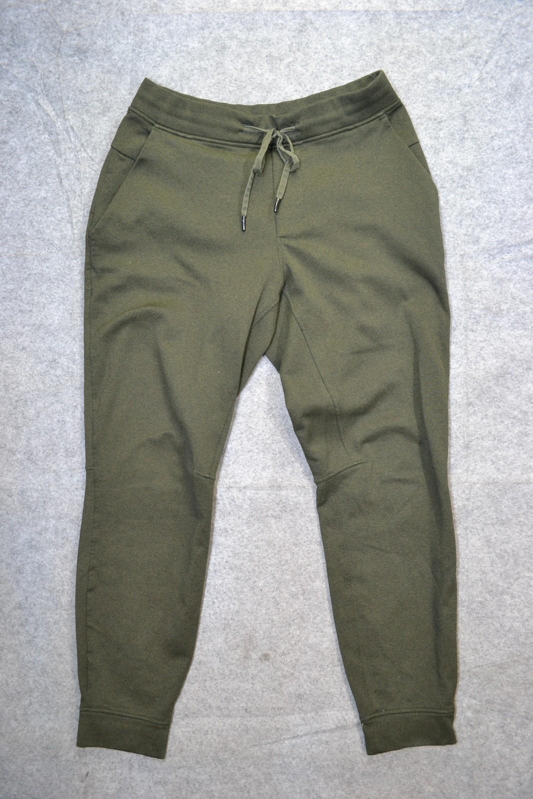 Lululemon City Sweat Jogger Pants Mens M Green Fleece Zip Thermo Running Gym