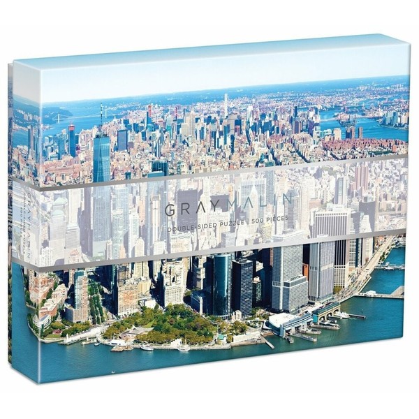 Galison Doppelseitiges Puzzle Gray Malin: New York City 500 Teile-image