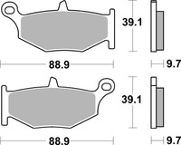 Bremsbelagsatz Scheibenbremse Prime - Sinter - SP Brembo 07SU32SP FüR Suzuki GSX
