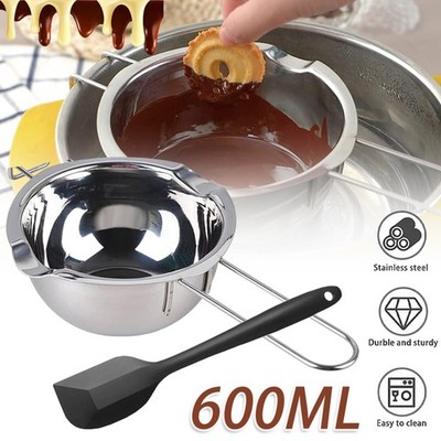 Wasserbad Schmelzschale, Küche Edelstahl Schokolade Butter Schmelzen Topf Pan DE