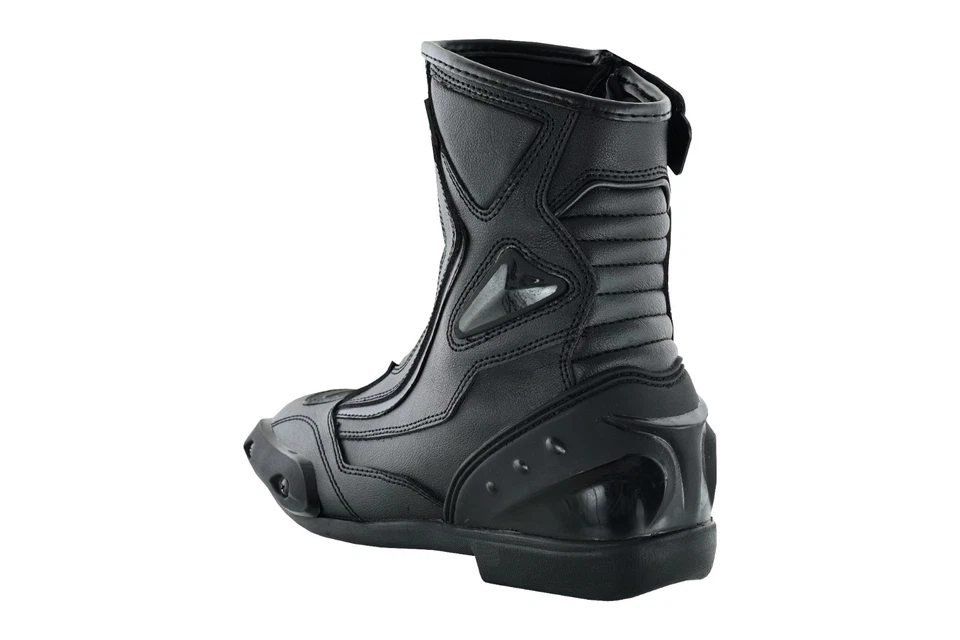 Scarpa Stivale Motociclismo Calzatura Sportiva Moto BIESSE NERO 39-47 - Immagine 4 di 4
