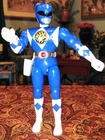 VTG 1994 Bandai Mighty Morphin Power Rangers Blue Karate Action Figure 8" (C