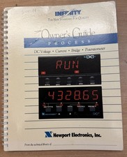 Newport Electronics Infinity Process Meter Owner's Guide 1991