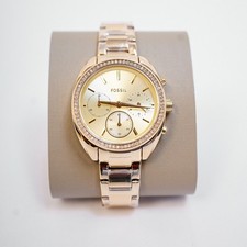 Fossil BQ3658 Vale Chronograph Gold-Tone Stainless Steel Women's Watch