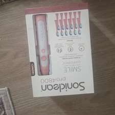 NEW Soniclean Pro 4800 Rechargeable toothbrush 12 Heads and 8 