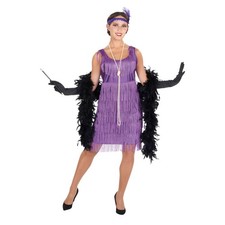 20s Purple Flapper Child Costume
