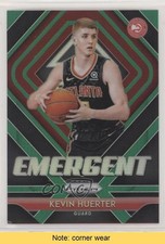 2018-19 Panini Prizm Emergent Green Prizm Kevin Huerter #19 READ 3p2