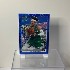 2020-21 Panini Donruss Optic- Tyrell Terry (RC) Blue Lazer Prizm #181
