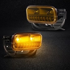 LED Fog Lights Compatible with 2009-2018 Dodge Ram 1500 2500 3500 Fog Lamps