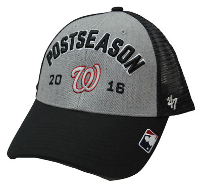  '47 Washington Nationals MLB Postseason Cap Adjustable Meshback Baseball Hat