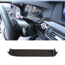 Carbon Fiber ABS Front Dashboard Lower Panel Trim For BMW 5 Series F10 2011-2017
