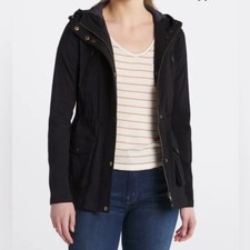 Eden Society Holy Contrast Hooded Cargo Jacket Black Size Xs