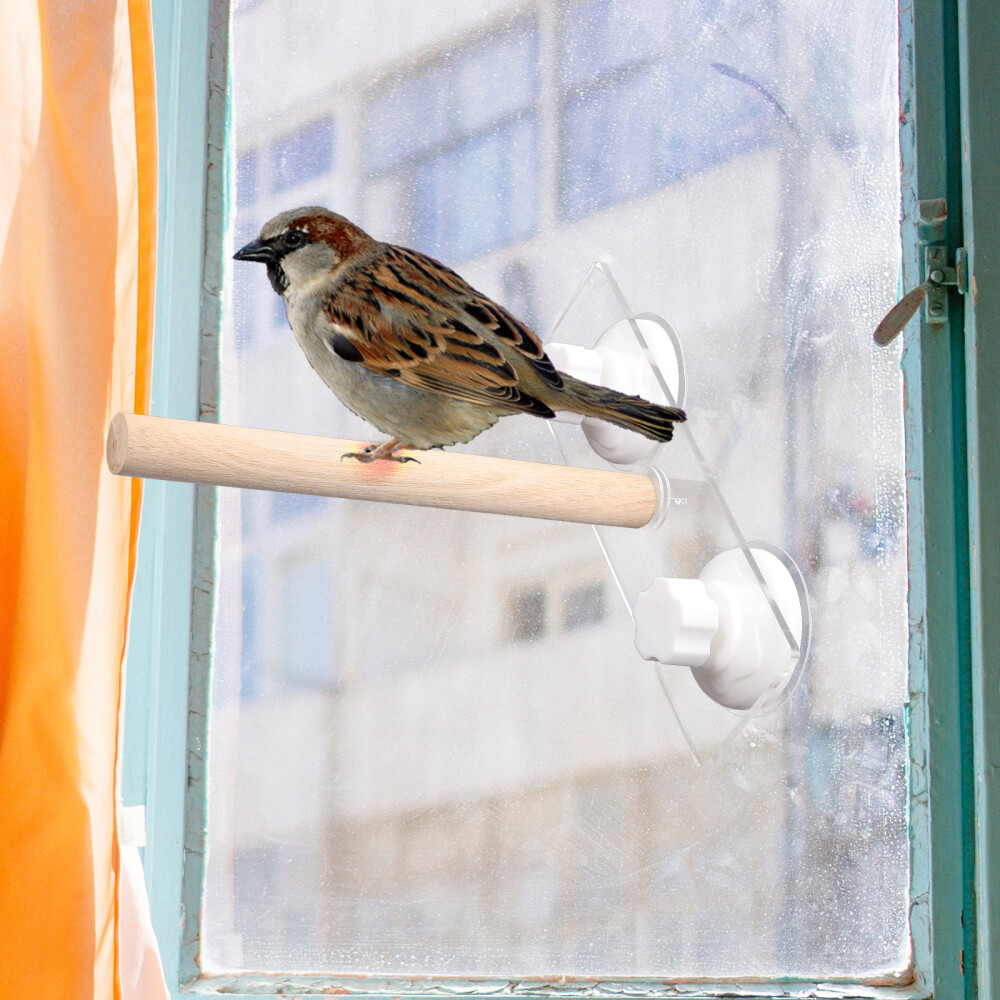 DRESSOOS Papageienstangen 10er Set - 16cm Vogelstangen Aus Kunststoff Für Käfig