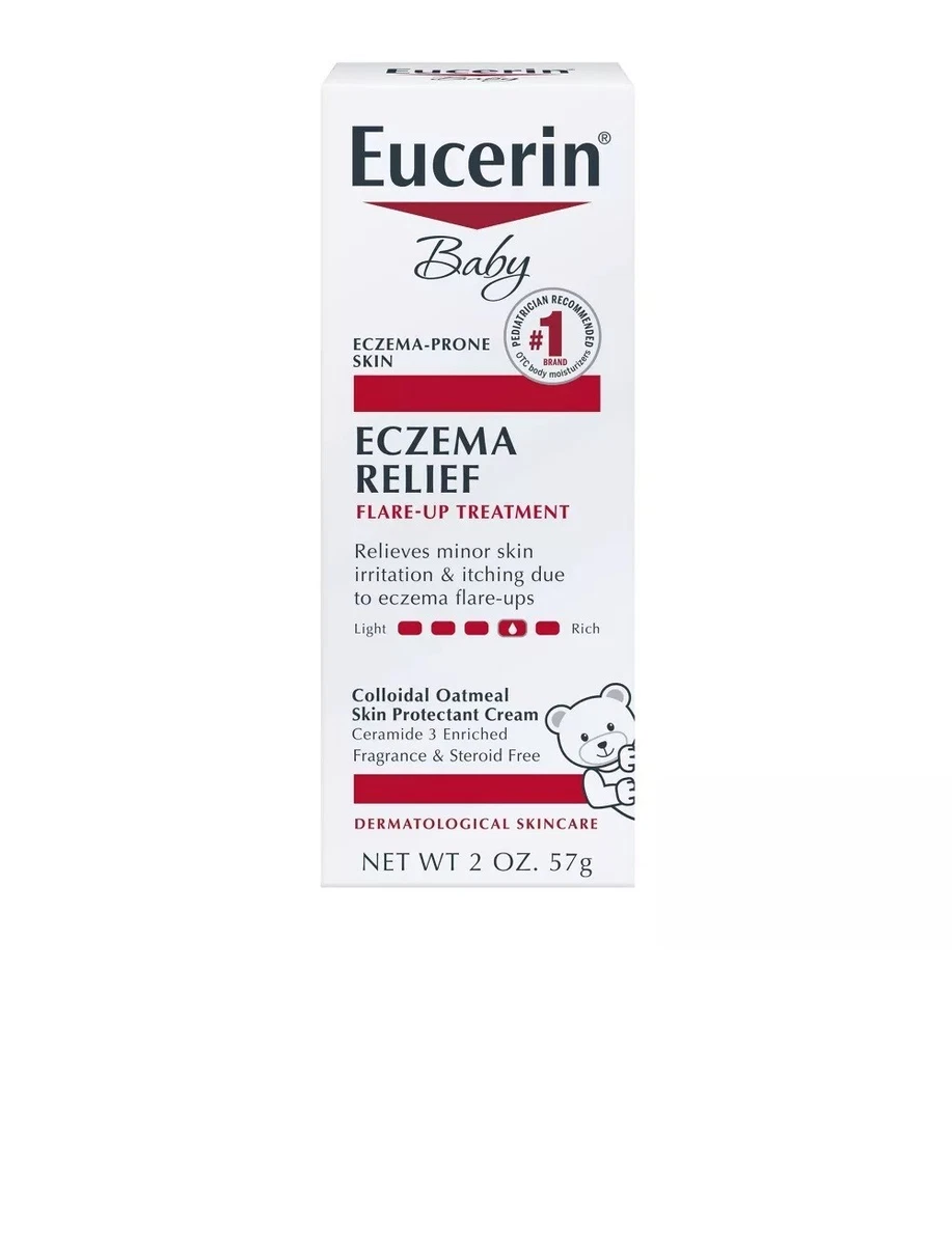 Eucerin Baby EczemaRelief Instant Therapy Fragrance Free 2 oz