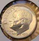 1959  Roosevelt  proof dime 90% silver