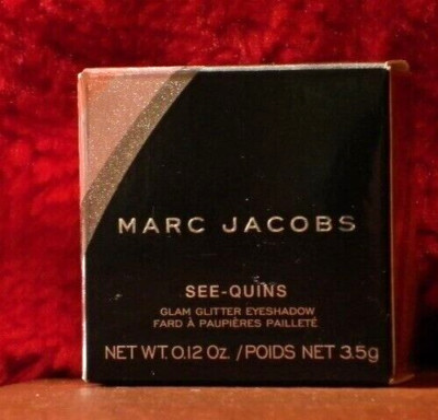 MARC JACOBS POP ROX 98 SEE-QUINS GLAM GLITTER EYESHADOW R$28 BOX VEGAN PLUM GOLD