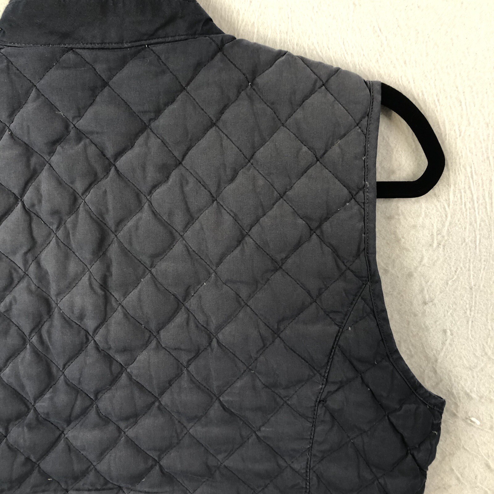 Eddie Bauer Puffer Vest Womens Medium Navy Blue Quilted Goose Down Lightweight eBay