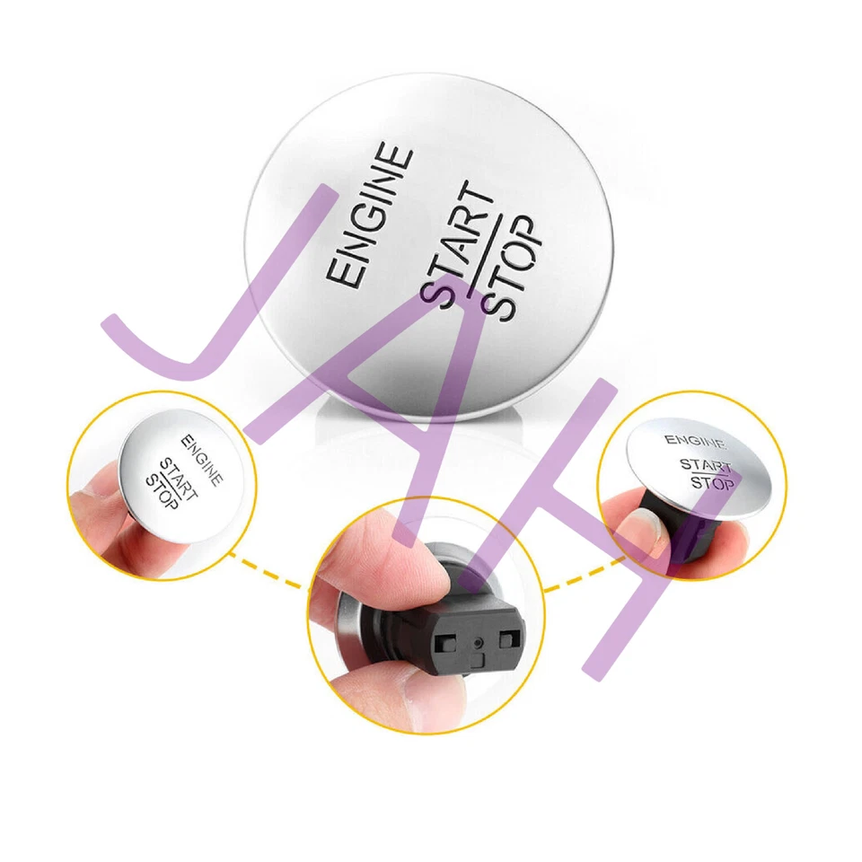 ENGINE KEYLESS GO PUSH TO START STOP SWITCH BUTTON FOR MERCEDES BENZ A2215450714 - Image 3 of 4