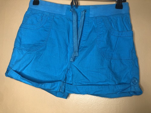 Real Love Girl's Size 14 Shorts Drawstring French Terry Blue - Picture 4 of 12