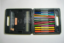 Vtg Mixed Lot/26+ PRANG DIXON Art Pencils: Charcoal/Drawing/Brush Pen &Color