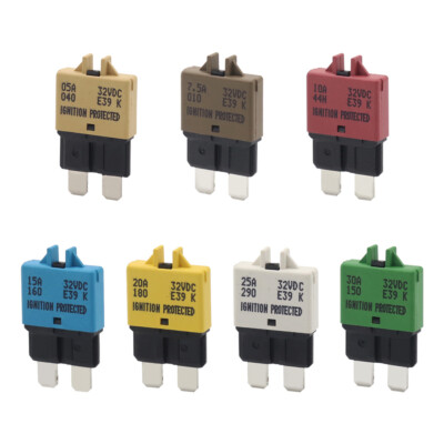 Manual Reset Fuses Blade Circuit Breaker Fuse Holder For Boat