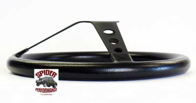 14 3/4\" Grant Steering Wheel – Black With Blue Oval, Fits 1970-1977 Ford Bronco, Van, Pickup (Performance Style)
