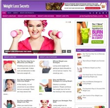 Weight Loss Secrets Niche Website Blog | Amazon Clickbank Business For Sale