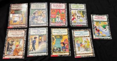 9 HORRIBLE HARRY CHILDREN BOOKS LOT Herbie chapter teacher set Suzy Kline Song