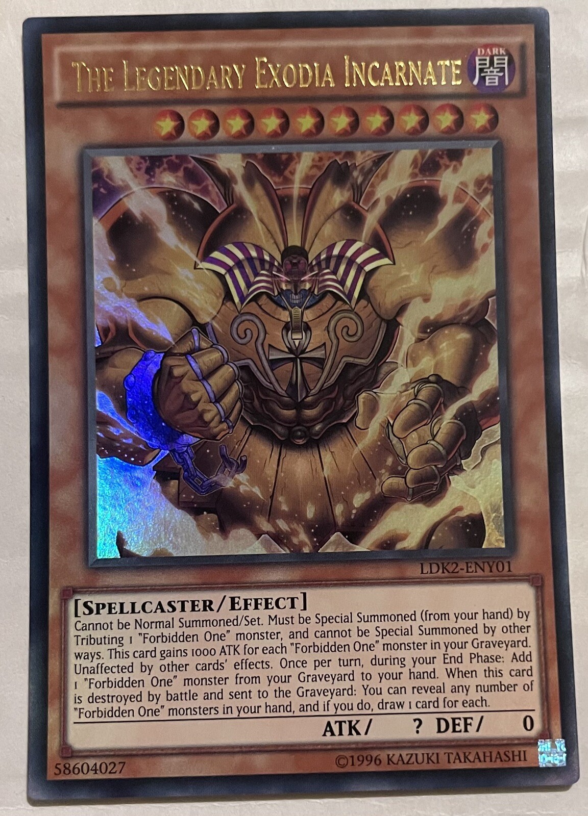 the legendary exodia incarnate