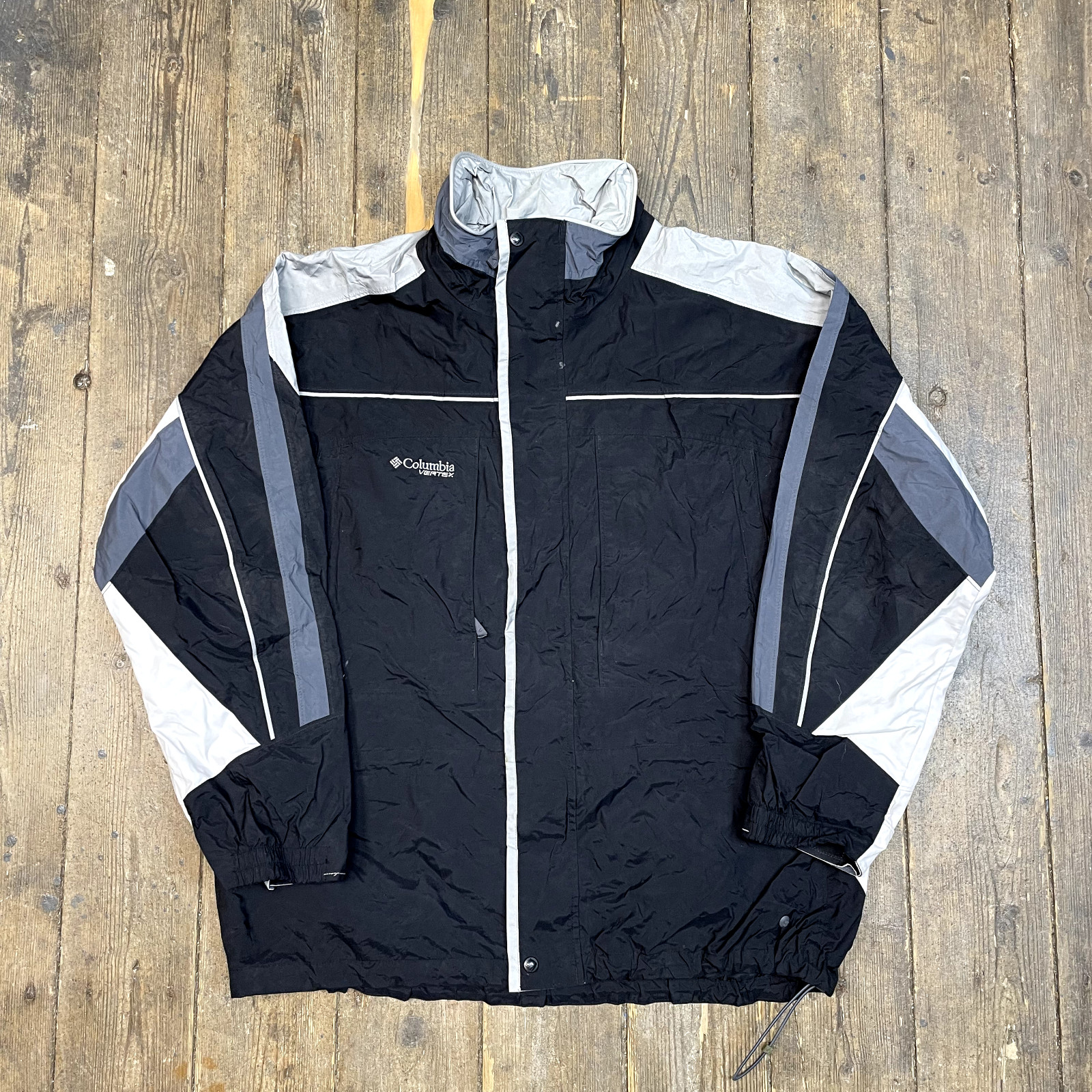 Columbia Sportswear Abrigo de Lluvia Y2K Omni Shield Chaqueta al Exterior, Negra, Para Hombre XL