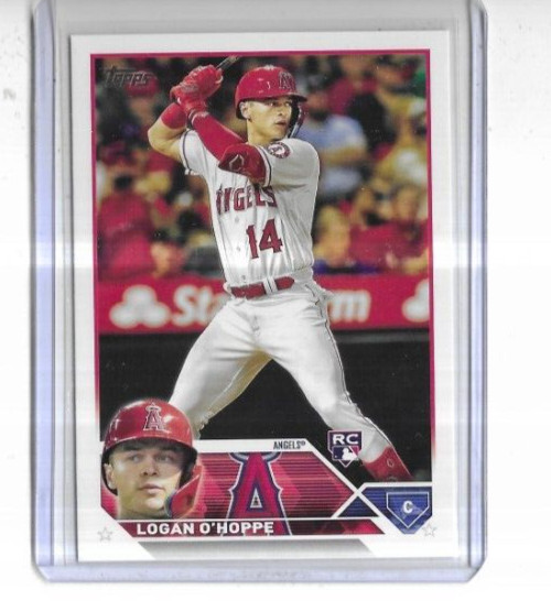 2023 Topps #363 Logan O'Hoppe Los Angeles Angels Rookie Card
