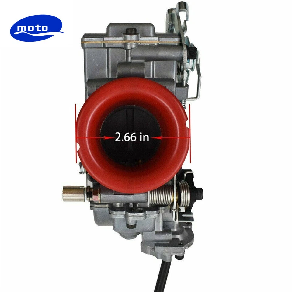 Carburador de motor de carreras 41 mm para Honda Xr650 Xl650 Suzuki Dr650 Yamaha Fcr Foto 4 de 4