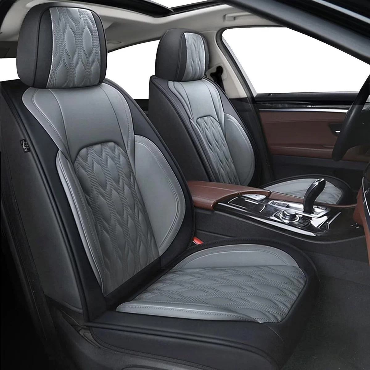 Juego Completo De Fundas Para Asientos De Kia Sportage (2020-2025) - Tela De Poliéster, Gris, Incluye Delanteros Y Trasero