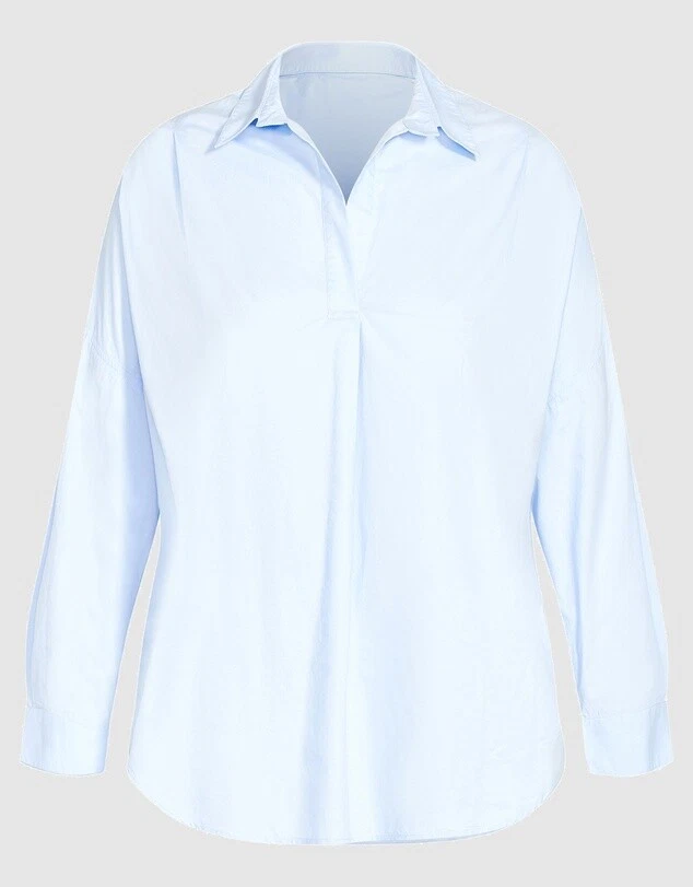 Refinity By City Chic Ladies Isla Shirt Top size 12 16 18 20 22 Colour Pale Blue - image 3 of 4