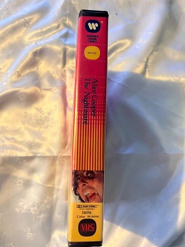 Vintage 90s Alice Cooper The Nightmare TV Special VHS Vincent Price RARE - Picture 2 of 4