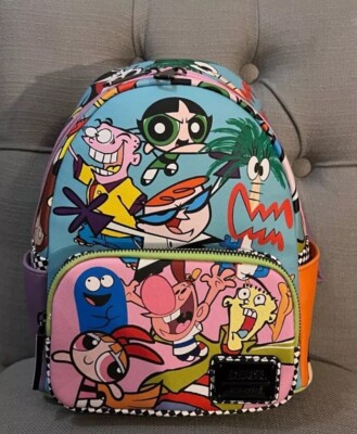 Loungefly Cartoon Network Retro Collage Mini Backpack