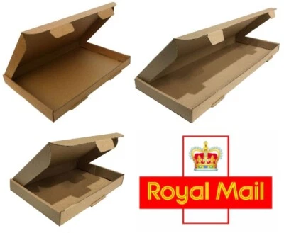 ROYAL MAIL PIP LARGE LETTER CARDBOARD POSTAL BOXES BROWN C4 C5 C6 C7 SKINNY