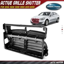 Front Radiator Grille Air Shutter with Motor for BMW 528i 535i 550i 2011-2013