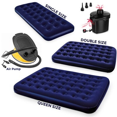 Bestway Doppel Einzel Luftbett Camping Aufblasbare Matratze Luftbett Elektrische Pumpe