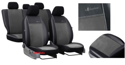 Eco-Leather + Alicante Universal Set Car Seat Covers fit CITROEN AX, C3, C4, C5