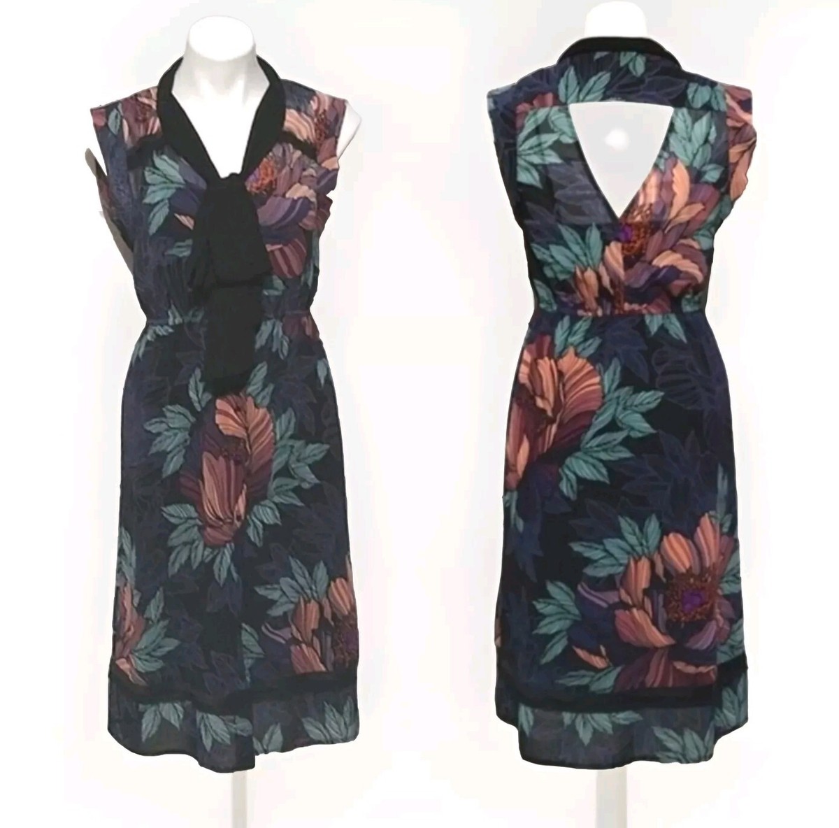 Maeve Anthropologie Brelin Floral Print Cutout Back A-line Dress XS | eBay Maeve Anthropologie Brelin Floral Print Cutout Back A-line Dress XS | eBay