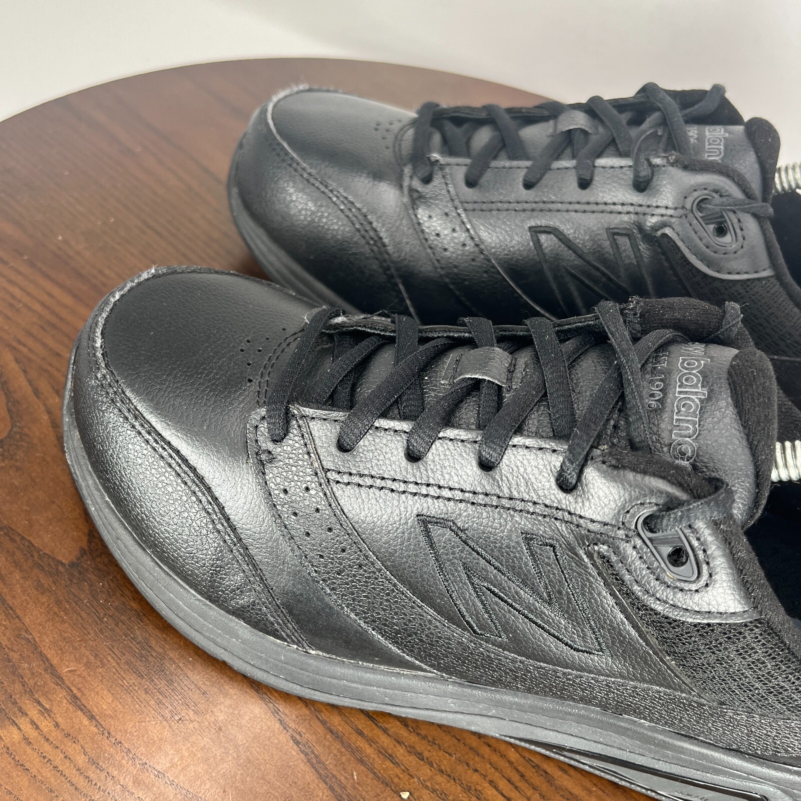 New Balance 928v3 Shoes Men's 7 2E Wide Black Leather Rollbar Walking Sneakers thumbnail 12