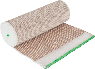 5 Pack 6'' wide elastic bandage  hook and loop 15 feet reusable washable wrap