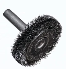 BRM BMC1408 - Brush Research 1-1/2in. Dia. Wire Brush w/ Standard Mandrel Mount