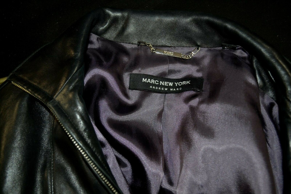 Marc New York leather jacket Black Size XS 74847 | eBay Marc New York leather jacket Black Size XS 74847 | eBay