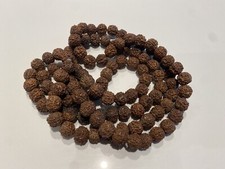 Collier ethnique ancien - 108 Perles Rudraksha