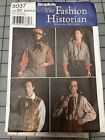 Fashion Historian Pattern #5037-Rare "Men's vests & shirts, Sz 46-52" - Uncut