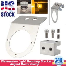 Universal Watermelon Under Glow Frame Bracket Angled Mount Billet Aluminum Clamp